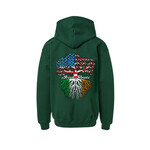 SWEATSHIRTS IRISH ROOTS GREEN HOODIE