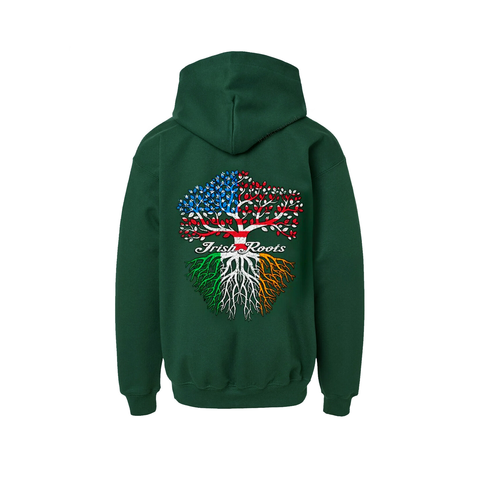 SWEATSHIRTS IRISH ROOTS GREEN HOODIE