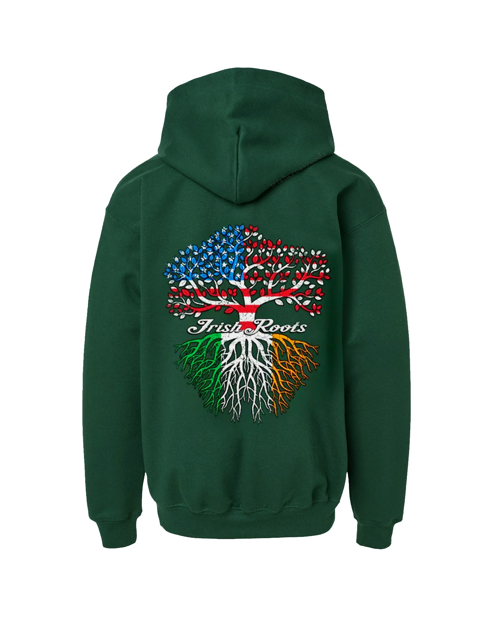 SWEATSHIRTS IRISH ROOTS GREEN HOODIE