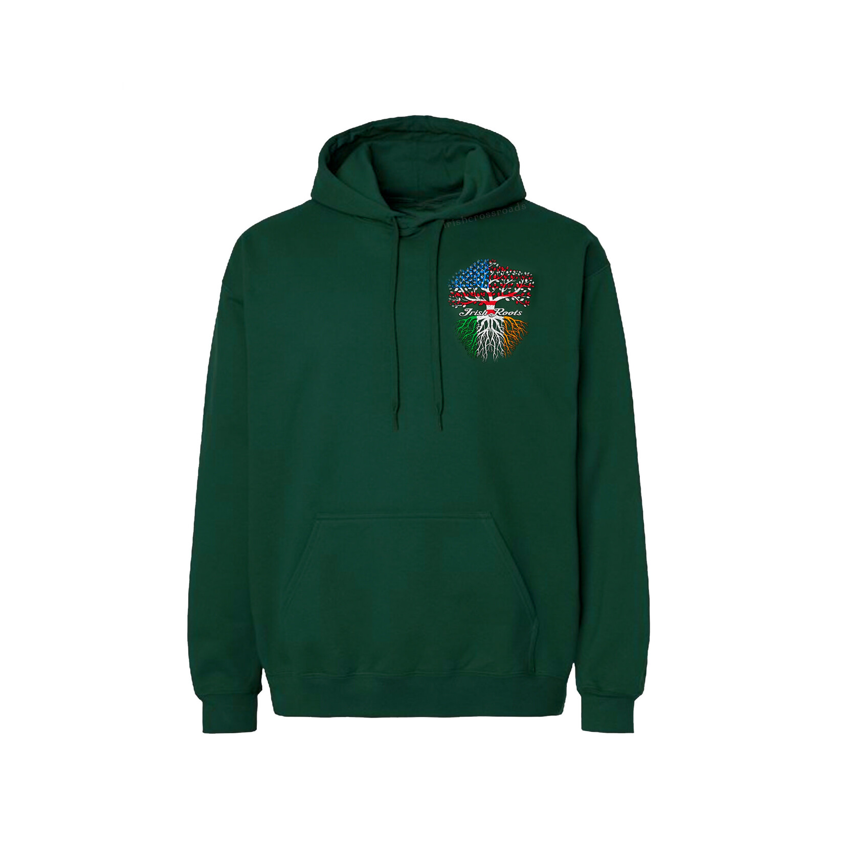 SWEATSHIRTS IRISH ROOTS GREEN HOODIE