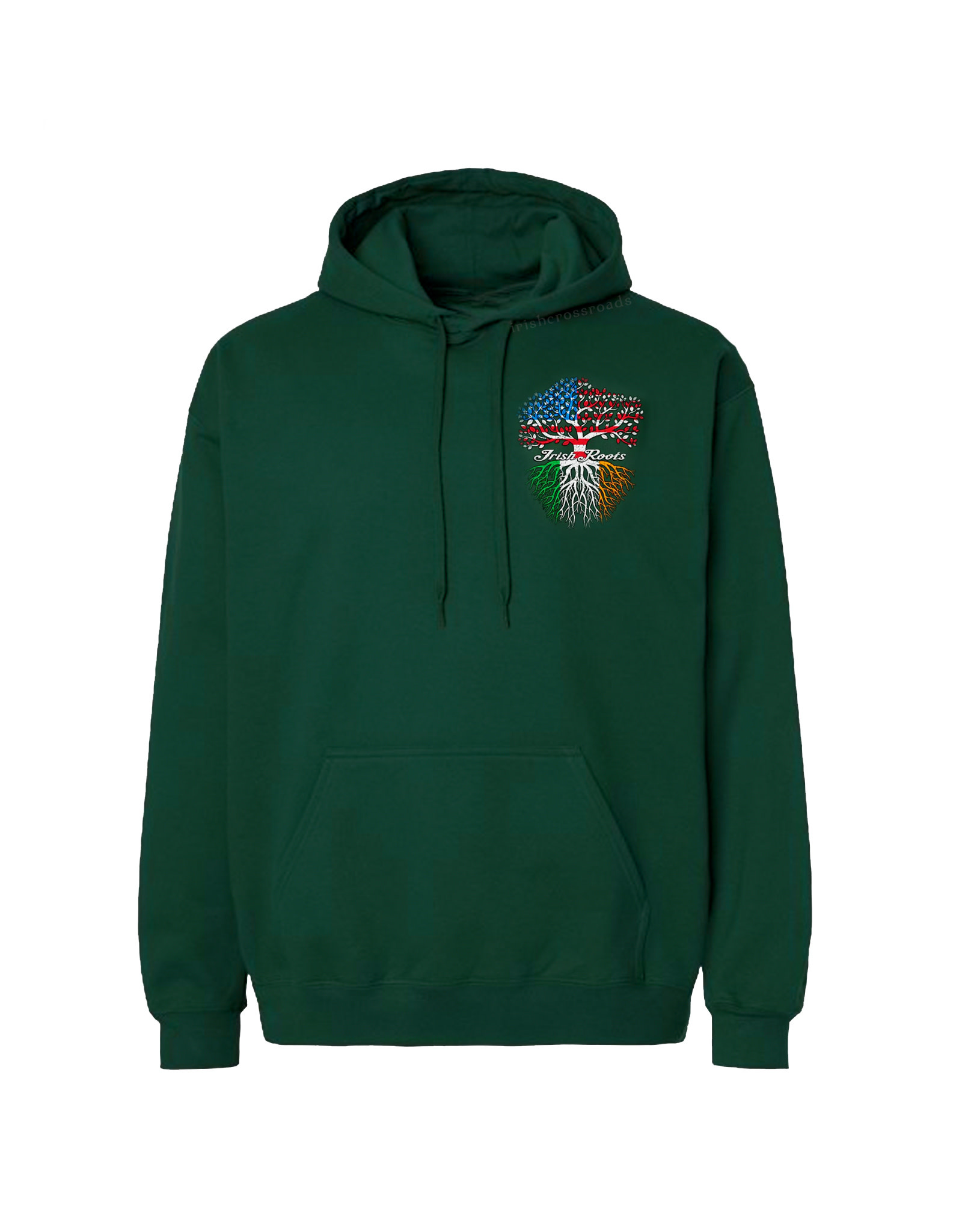 SWEATSHIRTS IRISH ROOTS GREEN HOODIE