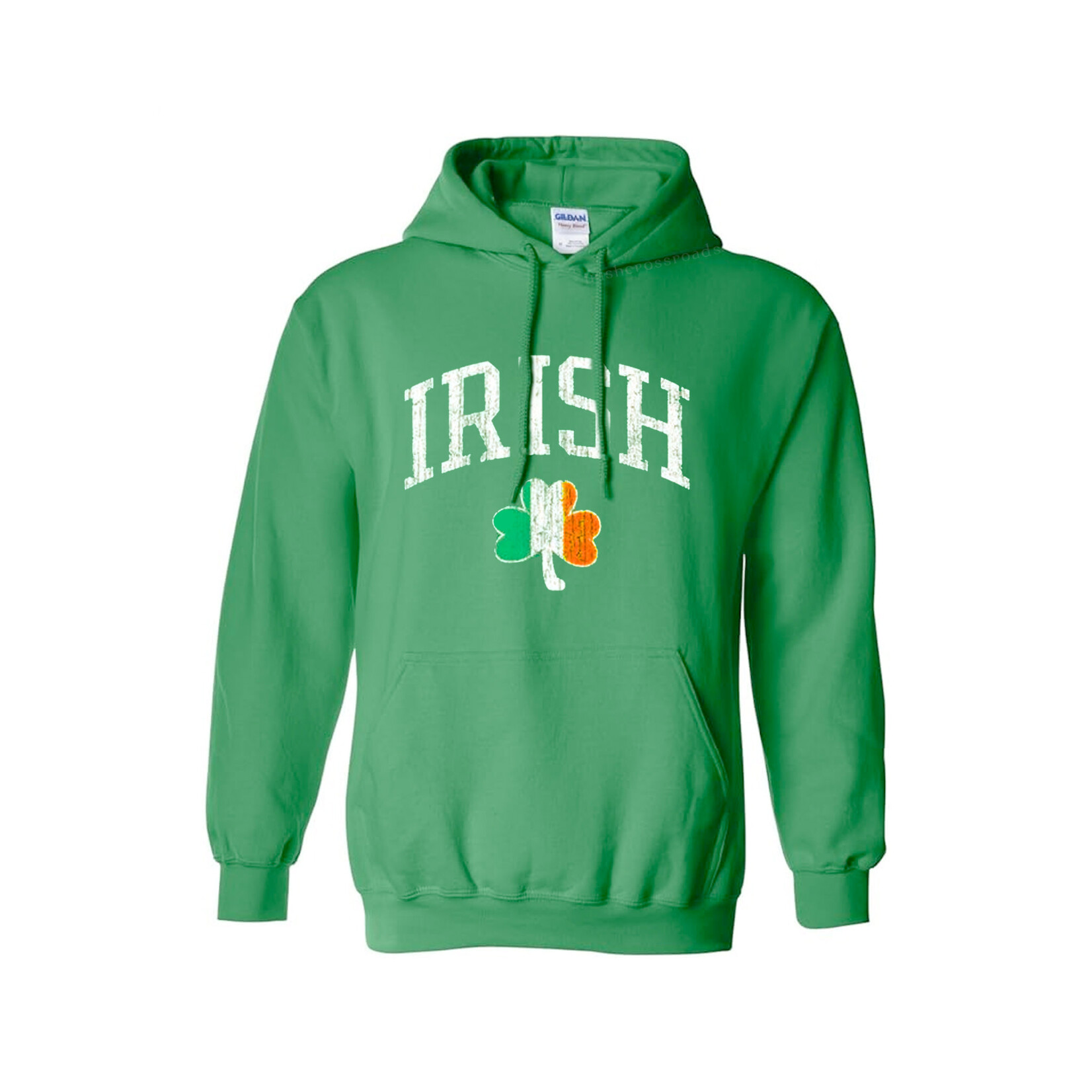 SHIRTS IRISH SHAMROCK GREEN HOODIE