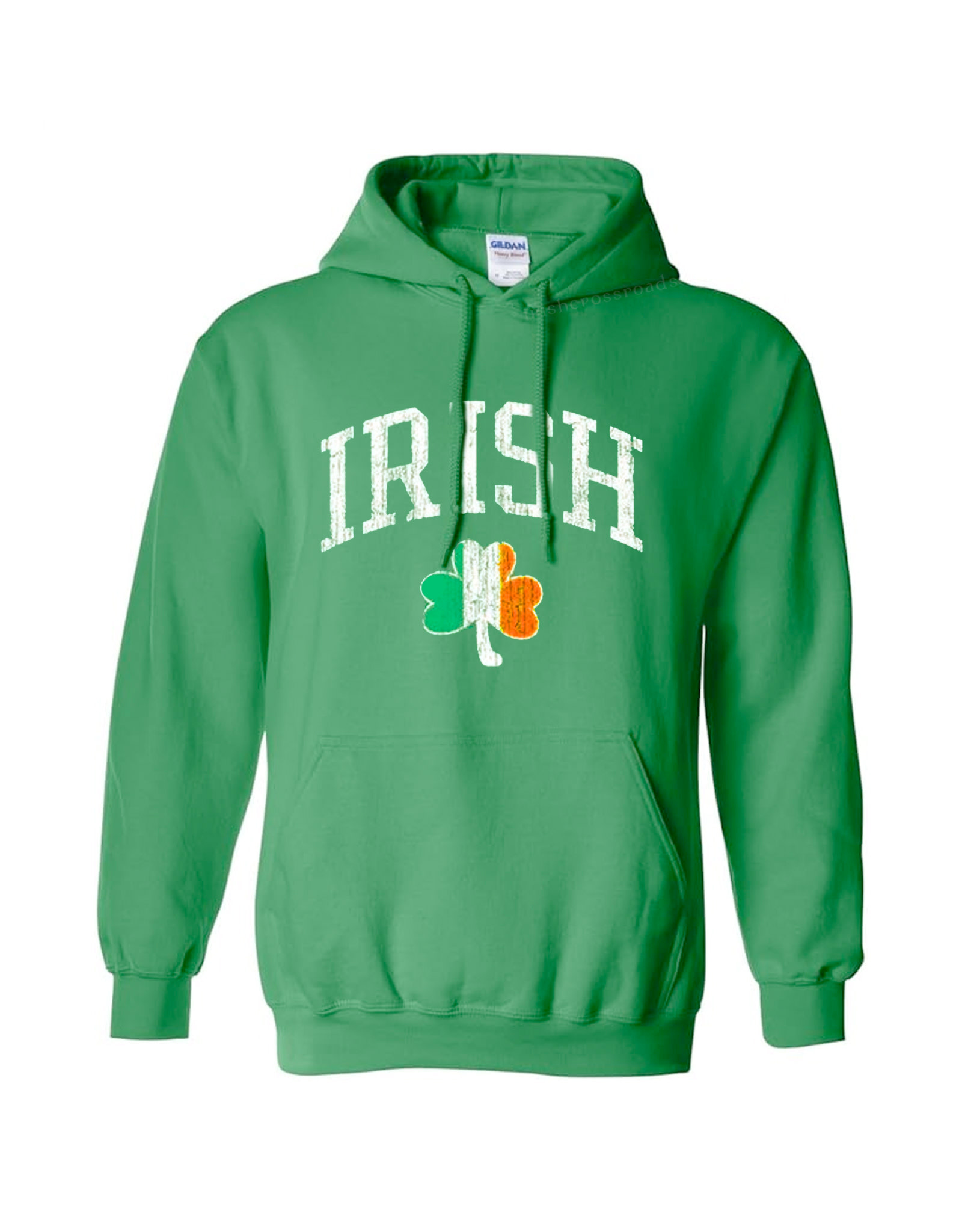 SHIRTS IRISH SHAMROCK GREEN HOODIE