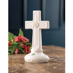 RELIGIOUS BELLEEK LOVE KNOT CROSS