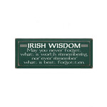 PLAQUES, SIGNS & POSTERS IRISH WISDOM WOOD SIGN