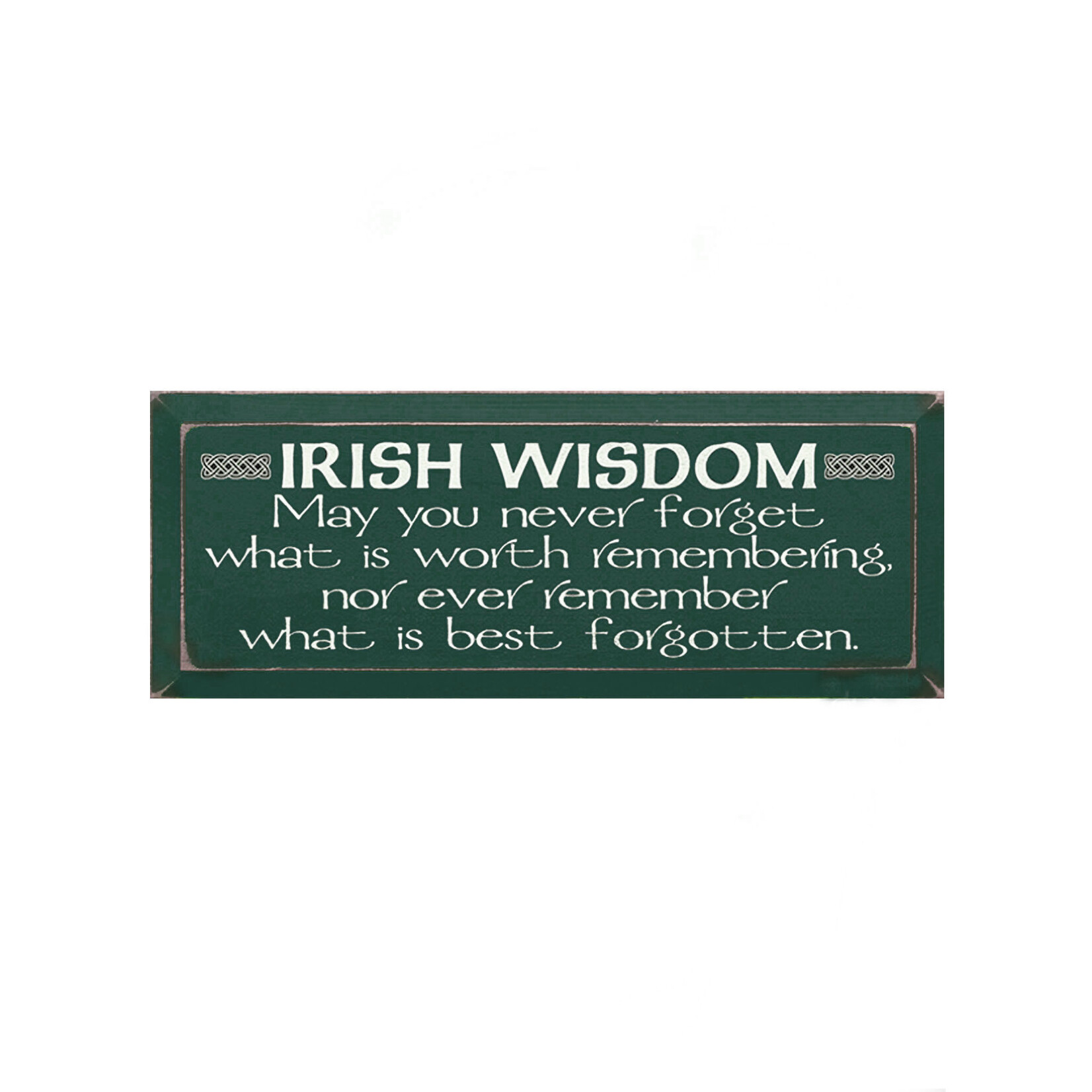 PLAQUES, SIGNS & POSTERS IRISH WISDOM WOOD SIGN