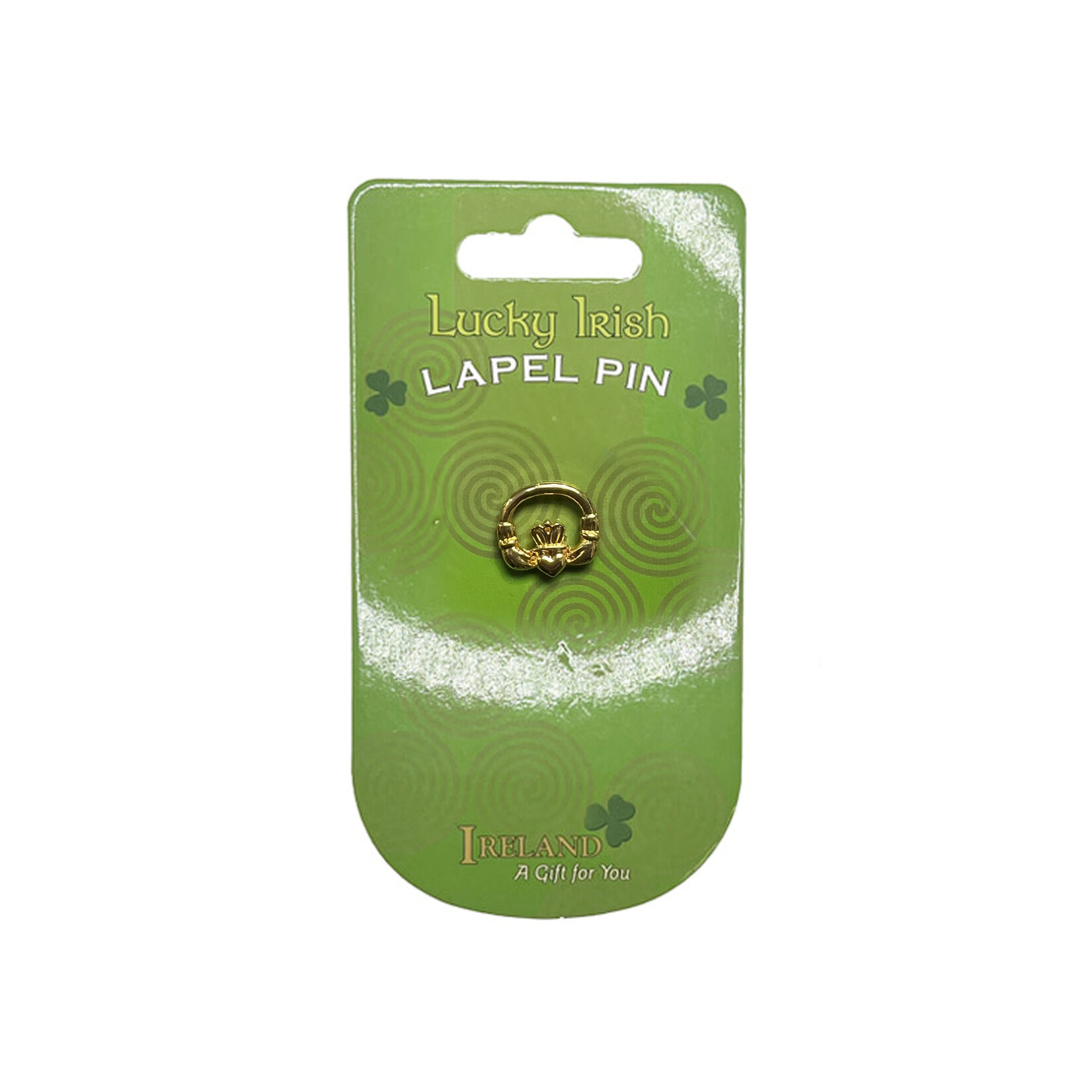 NOVELTY PINS IRISH CLADDAGH CARDED LAPEL PIN