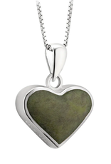 PENDANTS & NECKLACES SOLVAR STERLING & CONNEMARA HEART PENDANT