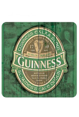 BARWARE GUINNESS SINGLE COASTER - Nostalgic Grn Label