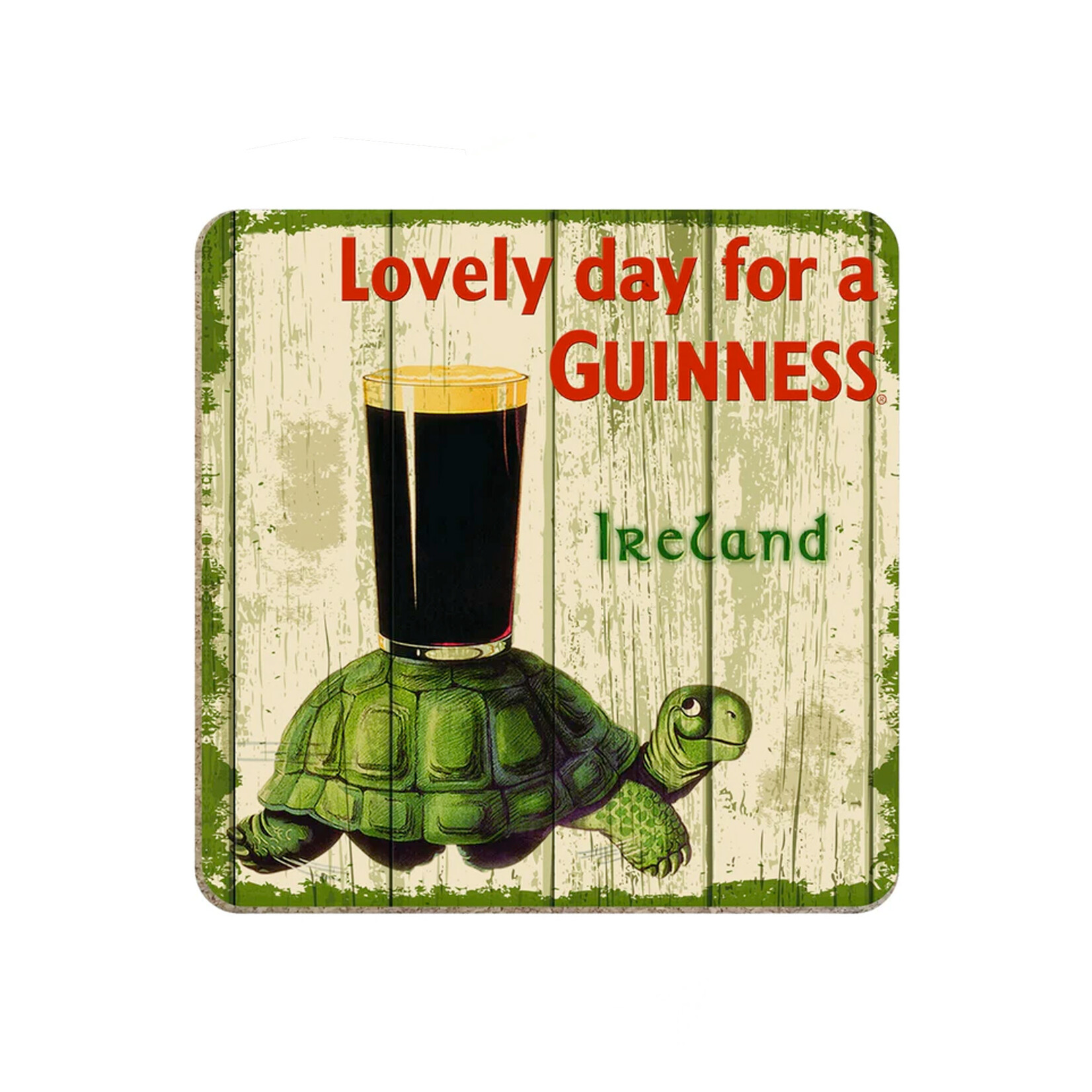 BARWARE GUINNESS SINGLE COASTER - Nostalgic Tortoise