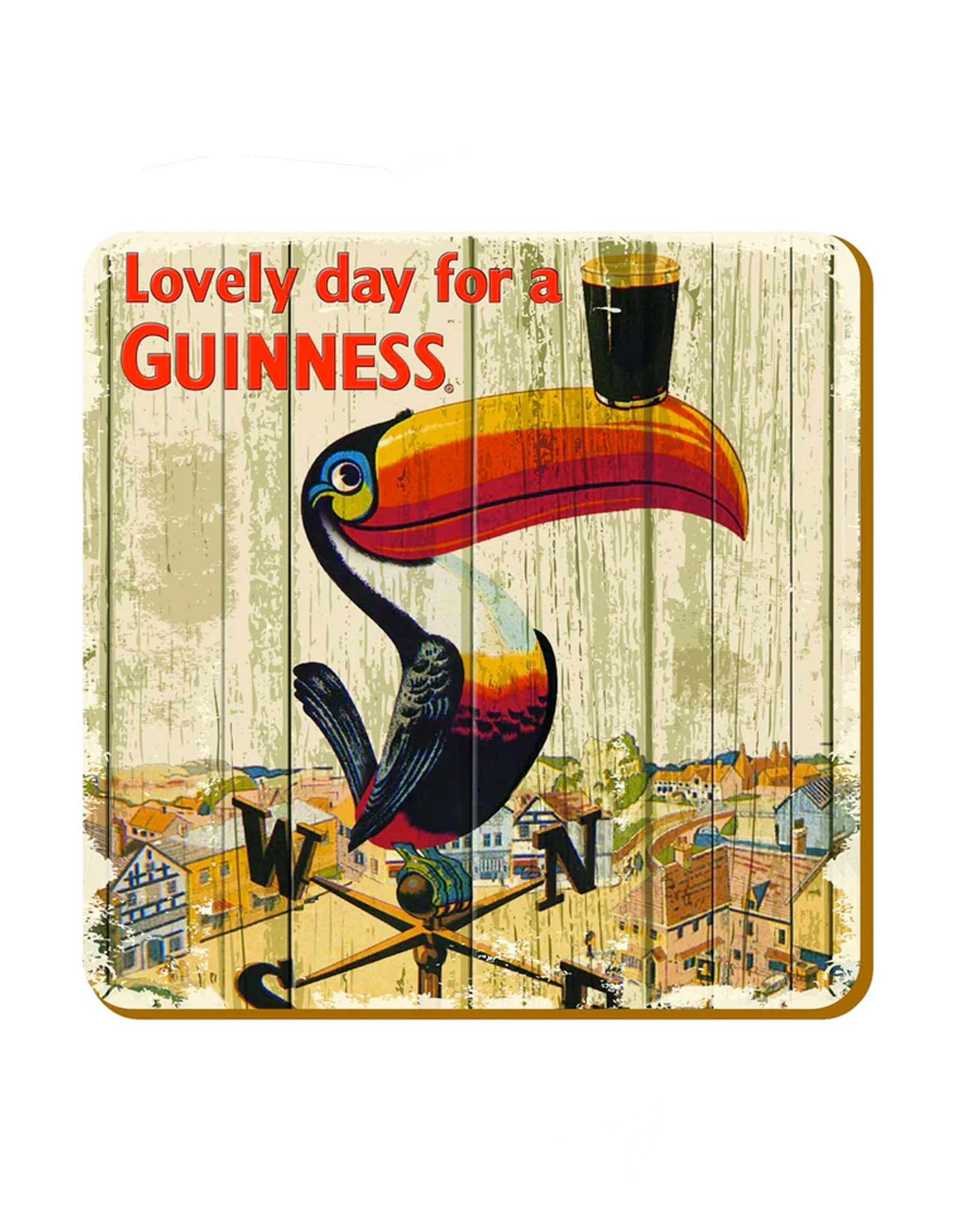 BAR GUINNESS SINGLE COASTER - Nostalgic Toucan