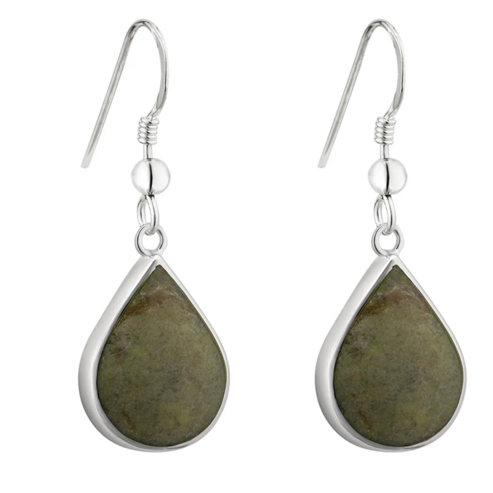 EARRINGS SOLVAR STERLING & CONNEMARA TEARDROP EARRINGS