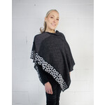 CAPES & RUANAS BILL BABER WALLACE SHAWL - Charcoal