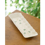 PLATES, TRAYS & DISHES BELLEEK SHAMROCK MINT TRAY