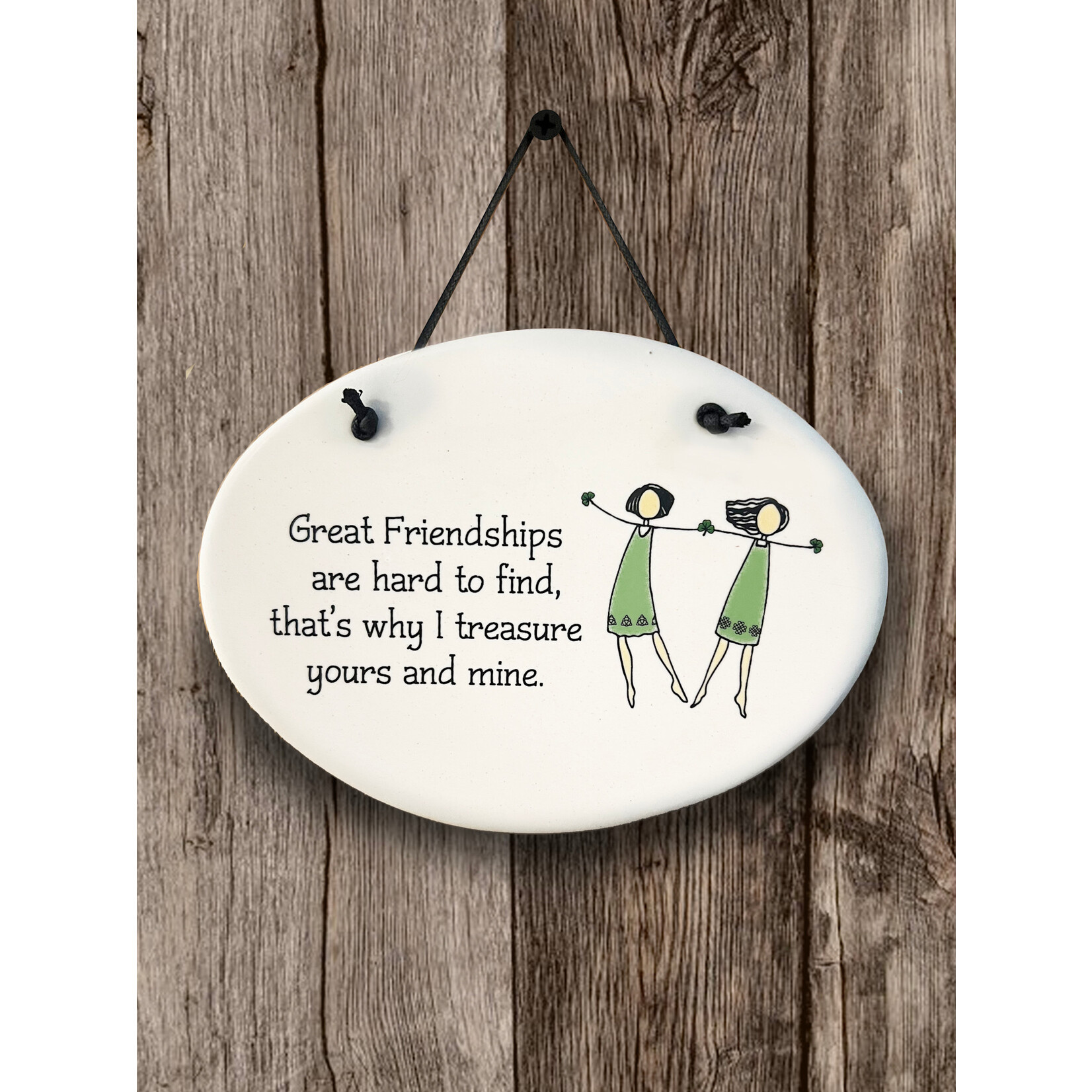 PLAQUES, SIGNS & POSTERS IRISH OVAL CERAMIC MEDIUM PLAQUE -