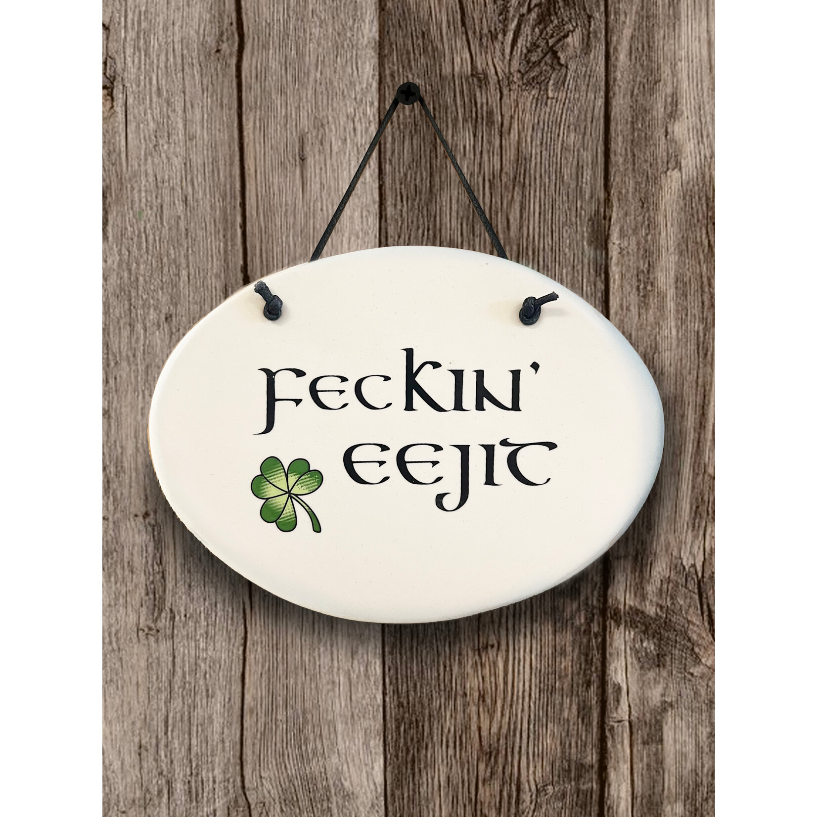 PLAQUES, SIGNS & POSTERS IRISH OVAL CERAMIC MEDIUM PLAQUE -