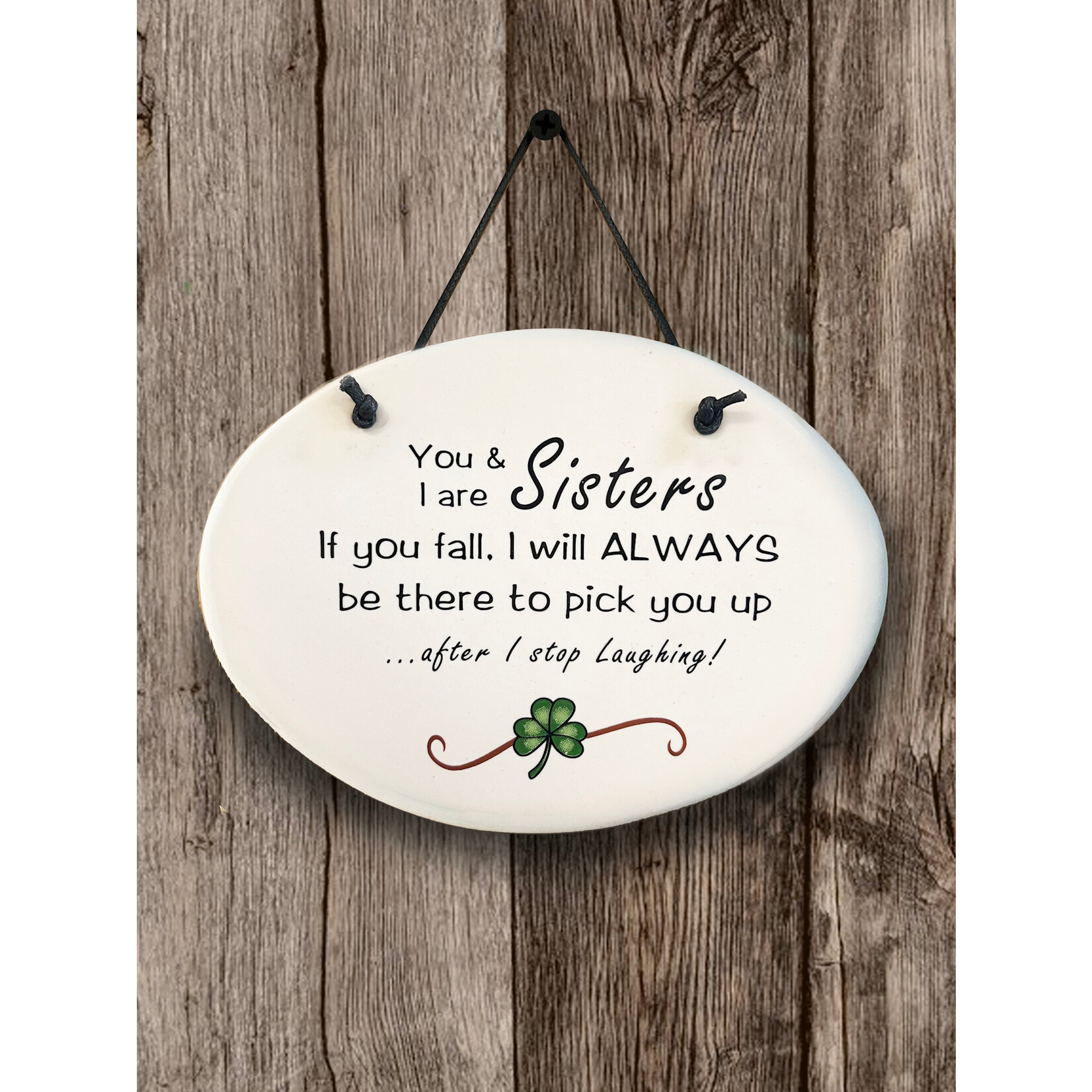 PLAQUES, SIGNS & POSTERS IRISH OVAL CERAMIC MEDIUM PLAQUE -