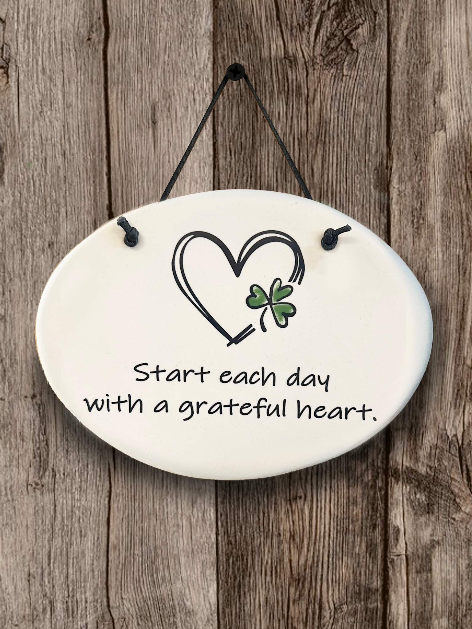 PLAQUES, SIGNS & POSTERS IRISH OVAL CERAMIC MEDIUM PLAQUE -