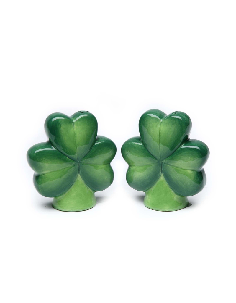 KITCHEN & ACCESSORIES SHAMROCK SALT & PEPPER SHAKERS