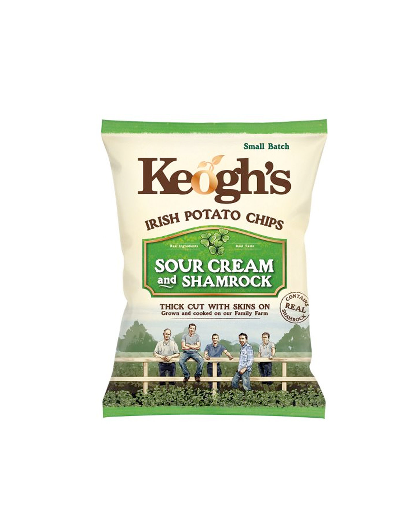 CRISPS / CHIPS KEOGH'S CRISPS (40g) - Sour Cream & Shamrock