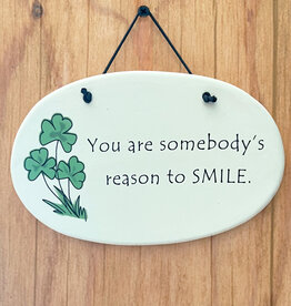 PLAQUES, SIGNS & POSTERS IRISH OVAL CERAMIC LARGE PLAQUE -