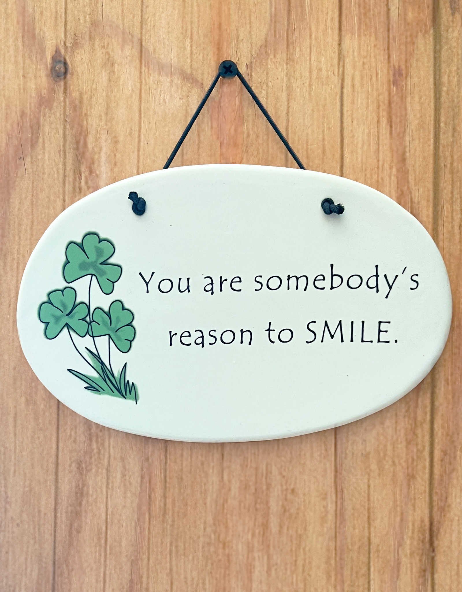 PLAQUES, SIGNS & POSTERS IRISH OVAL CERAMIC LARGE PLAQUE -
