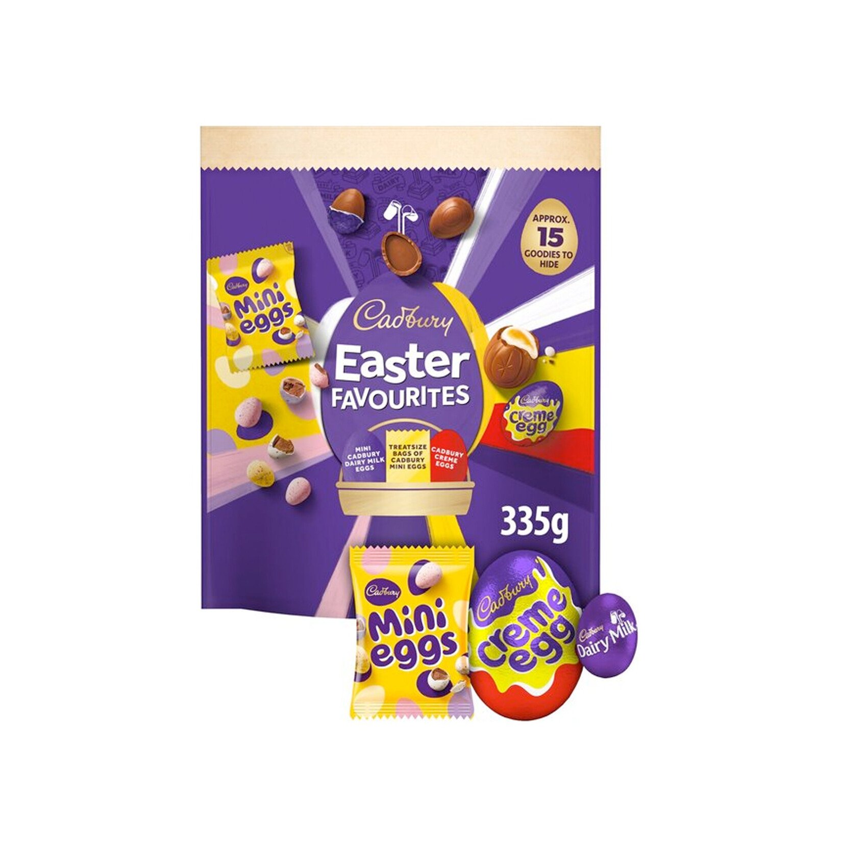 CANDY CADBURY EASTER FAVOURITES POUCH (335g)