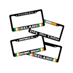 NOVELTY IRISH LICENSE PLATE FRAME