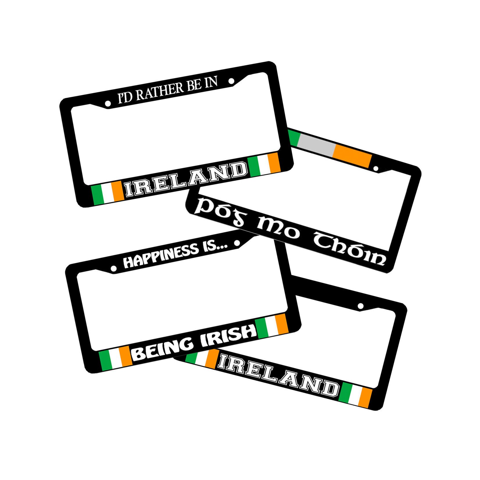 NOVELTY IRISH LICENSE PLATE FRAME