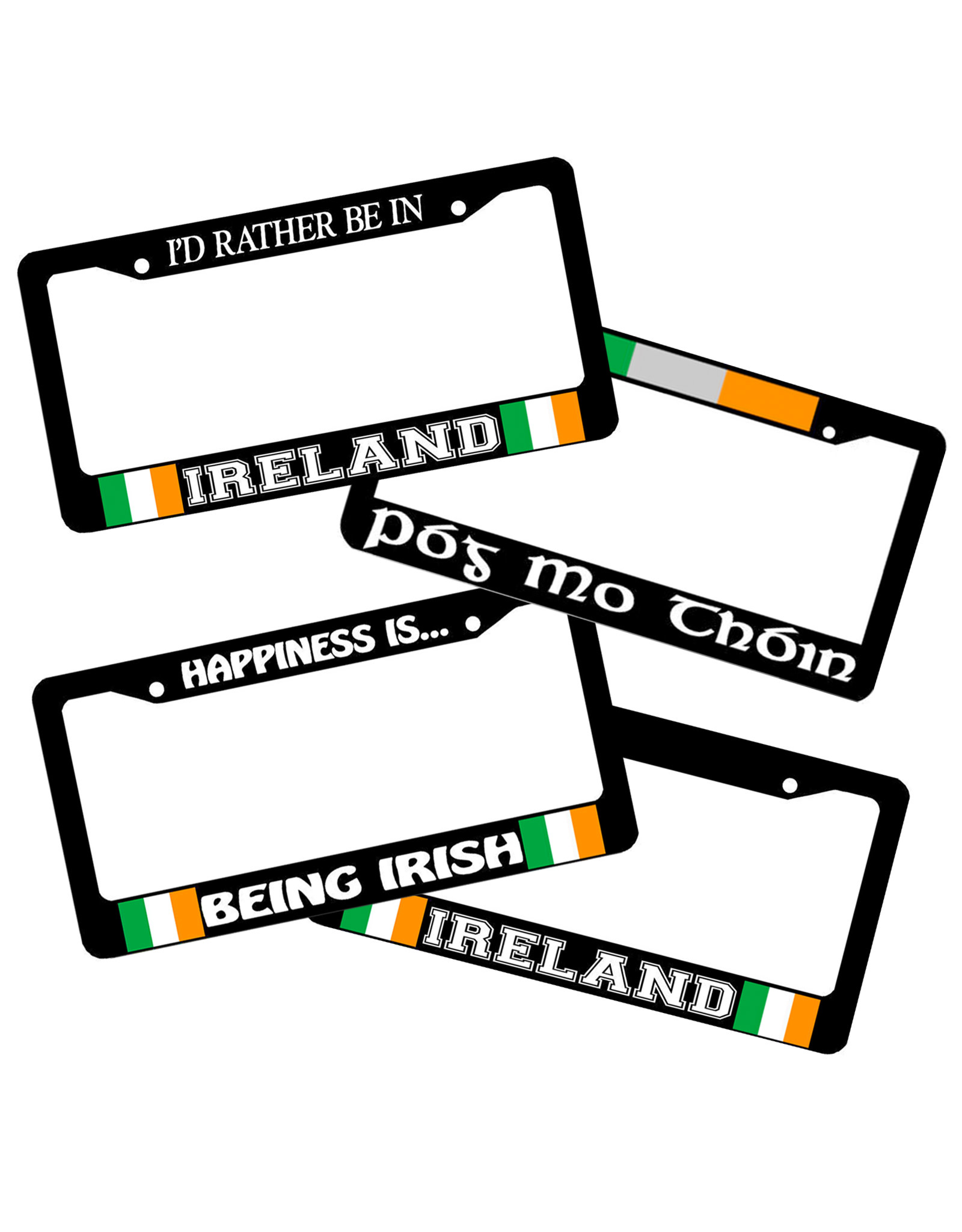 NOVELTY IRISH LICENSE PLATE FRAME