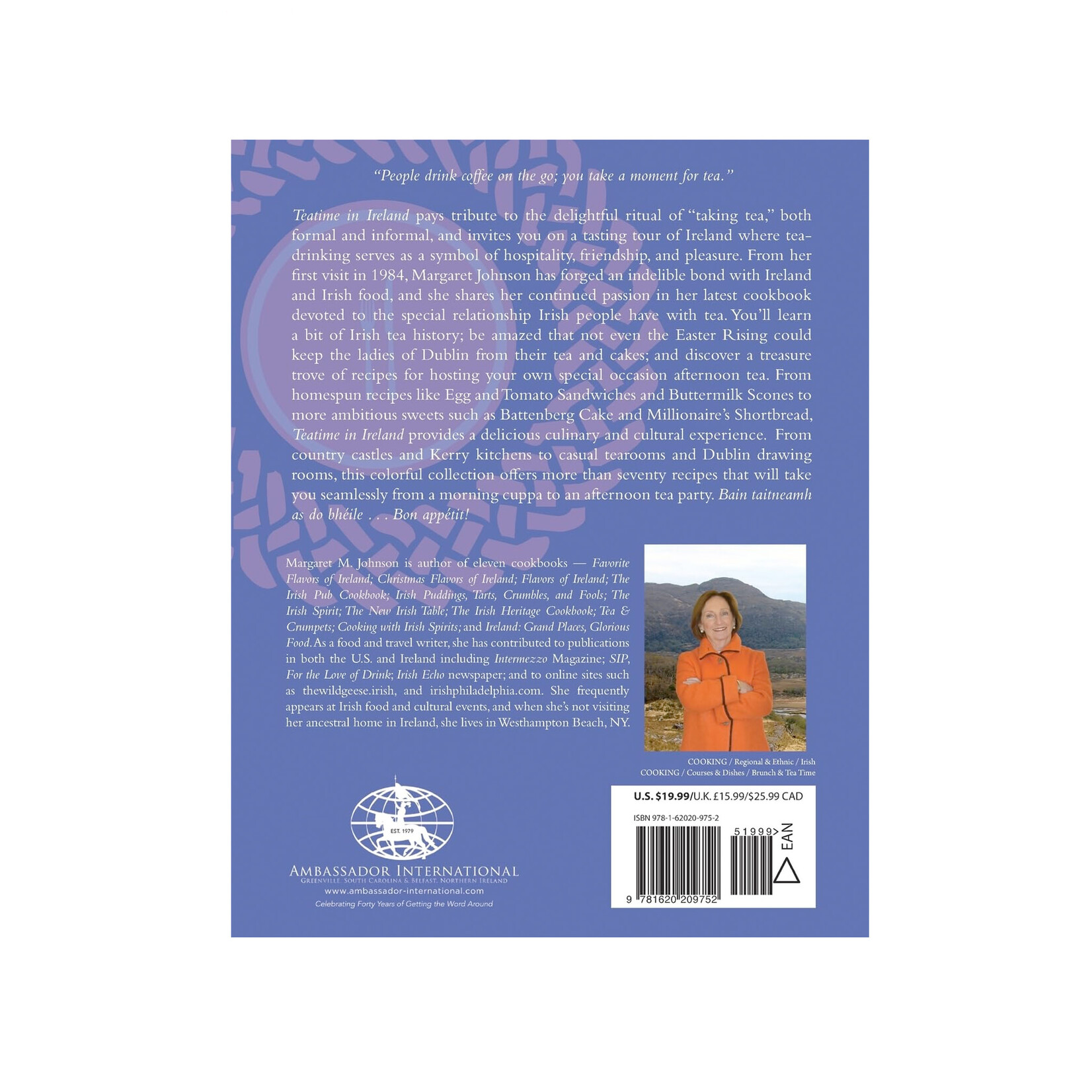 TRADITIONAL IRISH GIFTS TEATIME IN IRELAND - COOKBOOK by MARGARET JOHNSON