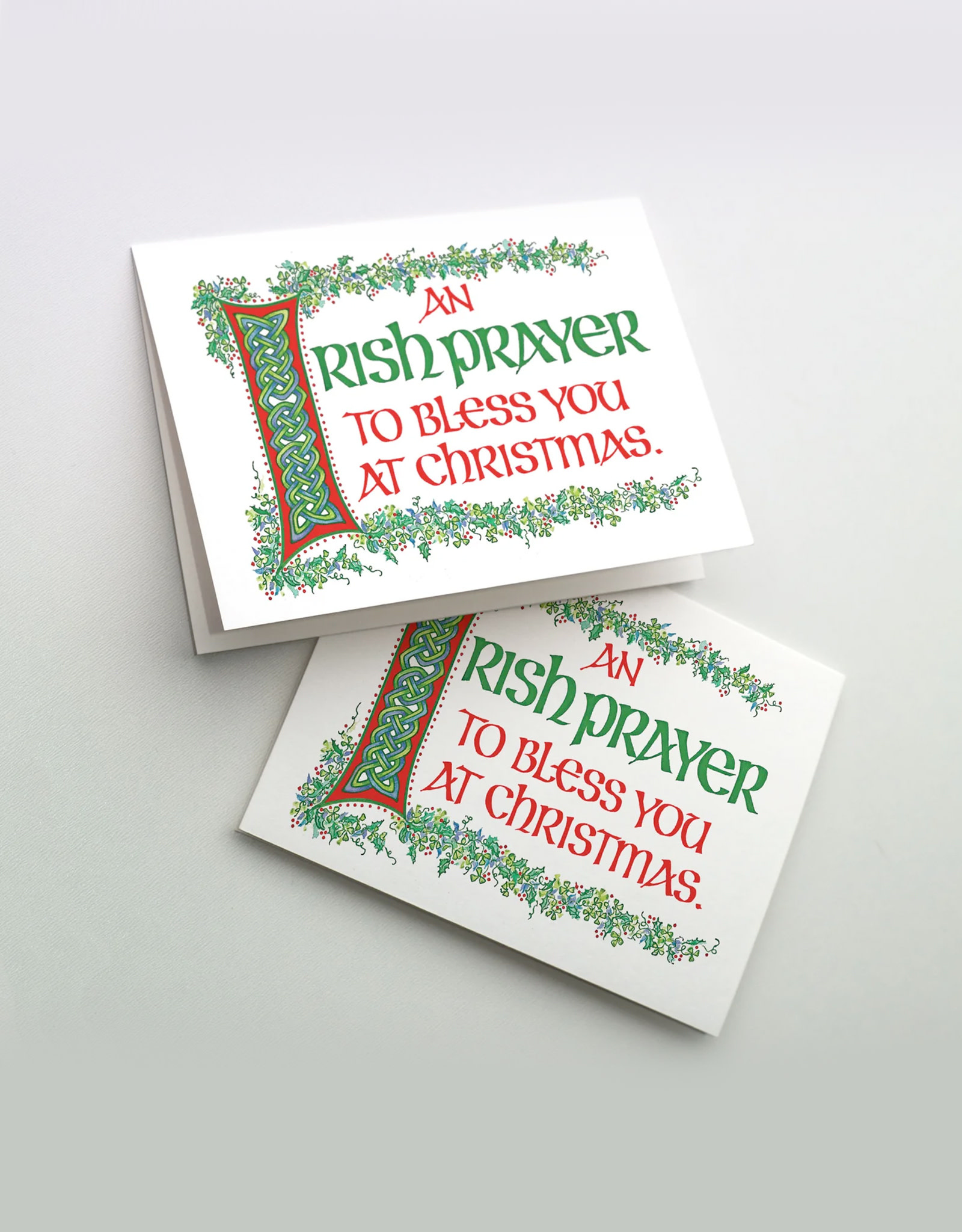 CARDS “AN IRISH PRAYER TO BLESS YOU” CHRISTMAS CARDS