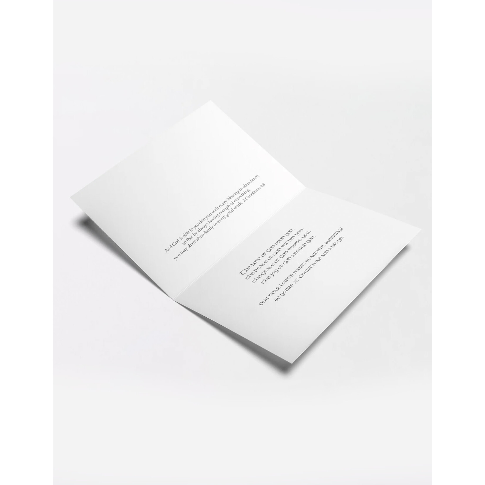 CARDS "AN IRISH CHRISTMAS PRAYER" CHRISTMAS CARDS