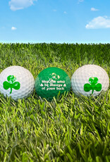 NOVELTY IRISH BLESSING GOLF BALLS - 3 PACK