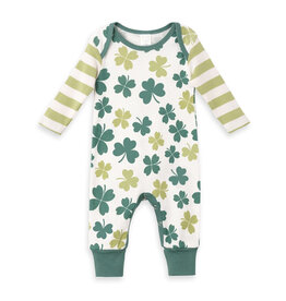 BABY CLOTHES BABY SHAMROCK & CLOVER ROMPER