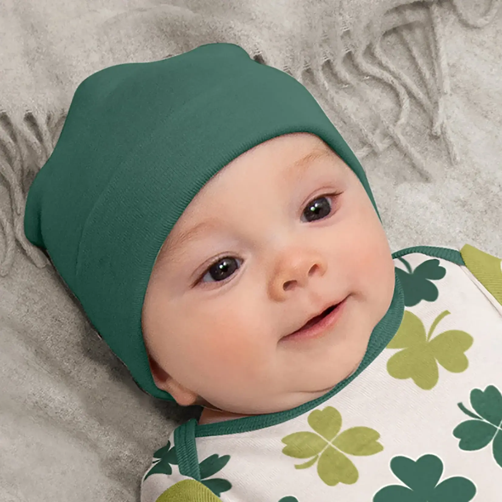 BABY ACCESSORIES GREEN BABY CAP