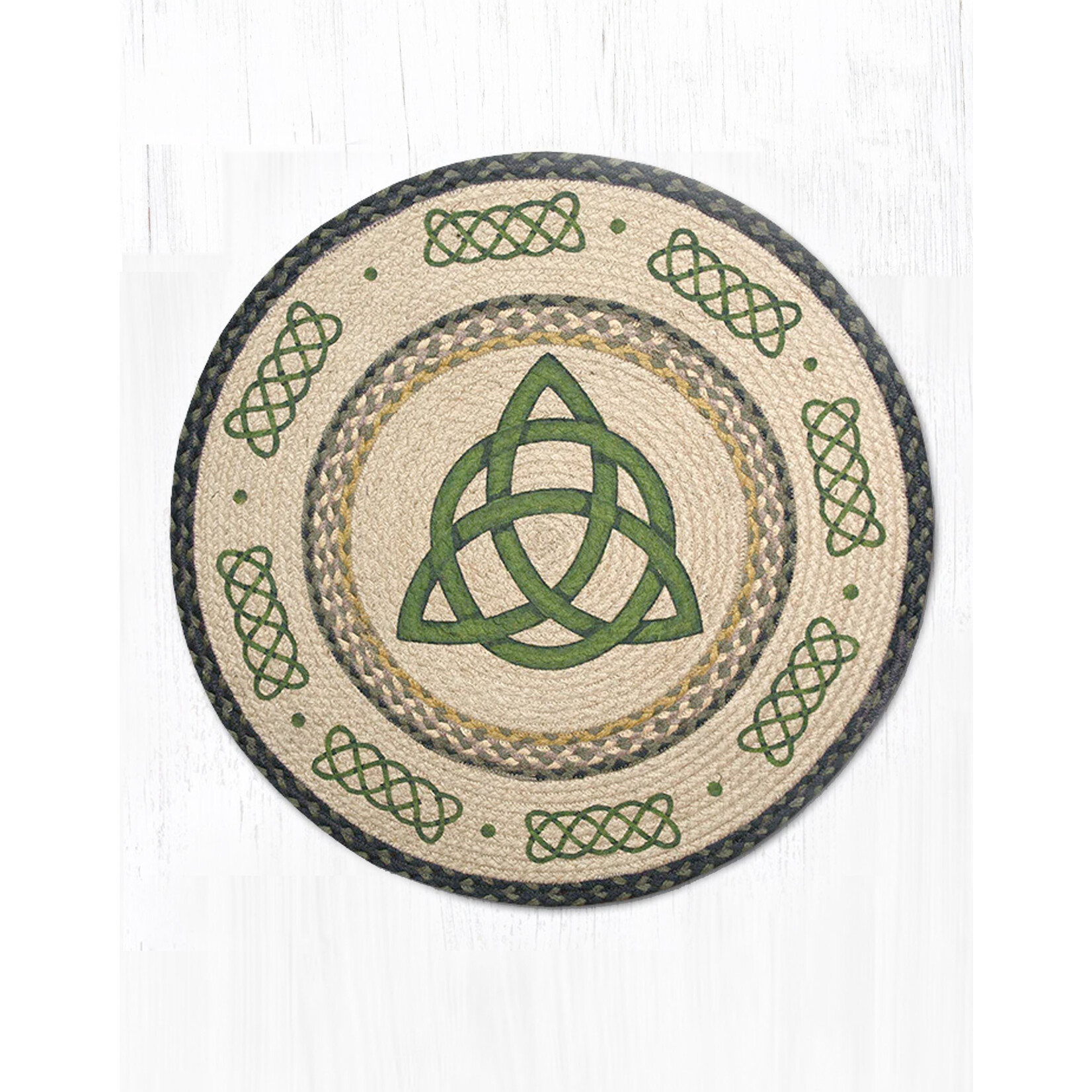 DECOR IRISH KNOT ROUND RUG