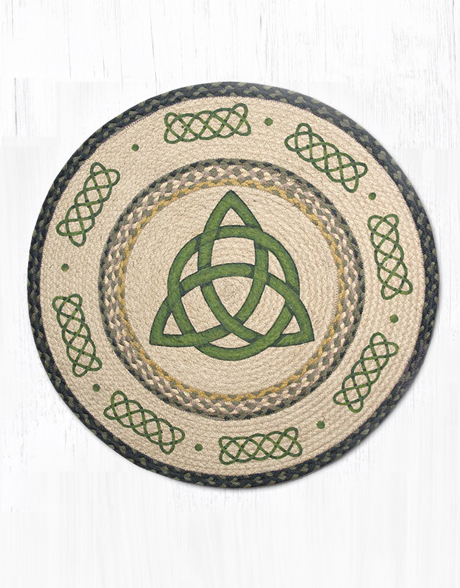 DECOR IRISH KNOT ROUND RUG