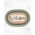 DECOR SHAMROCK WELCOME RUG
