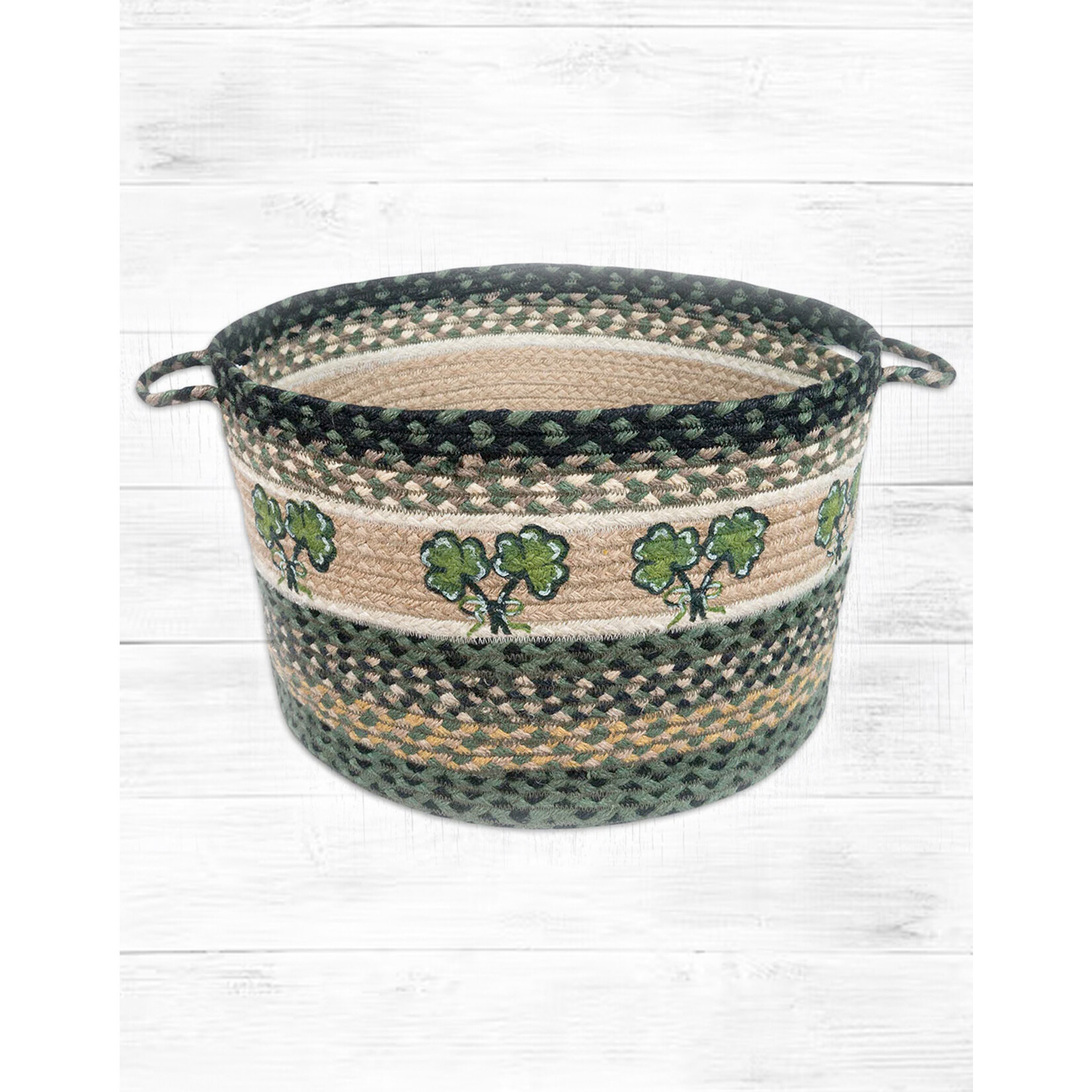 DECOR SHAMROCK UTILITY BASKET - Large