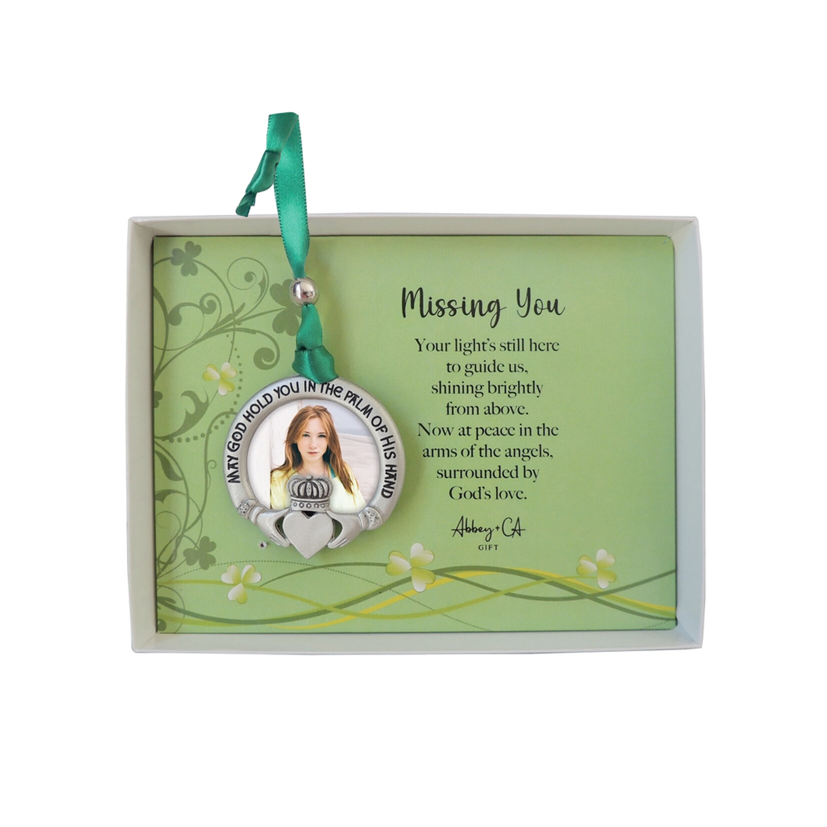 ORNAMENTS MISSING YOU CLADDAGH ORNAMENT