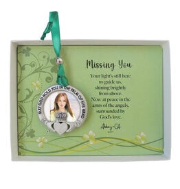 ORNAMENTS MISSING YOU CLADDAGH ORNAMENT