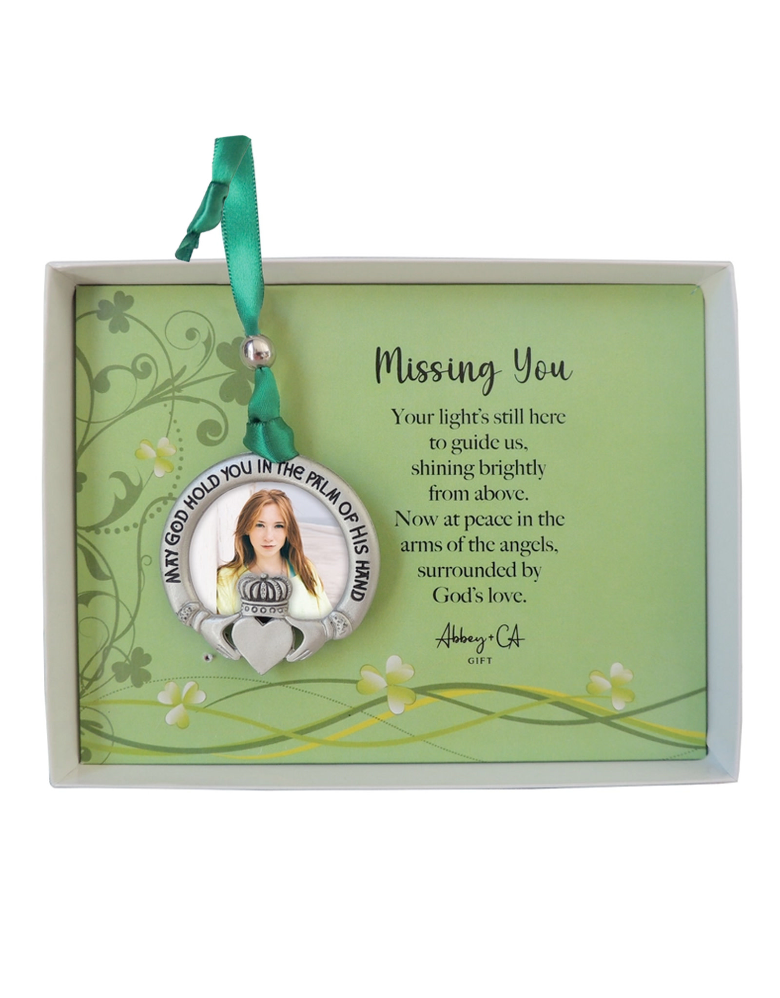 ORNAMENTS MISSING YOU CLADDAGH ORNAMENT
