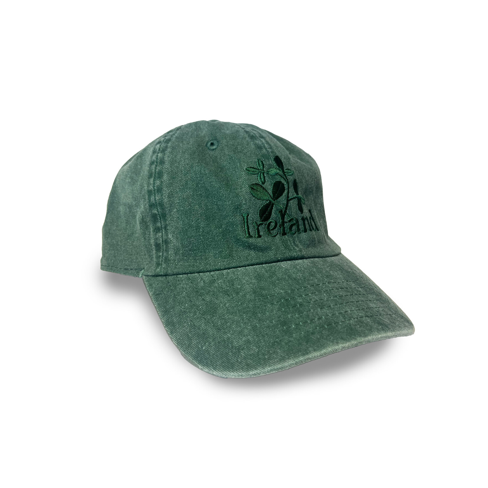 CAPS & HATS IRELAND SHAMROCK DISTRESSED GRN CAP