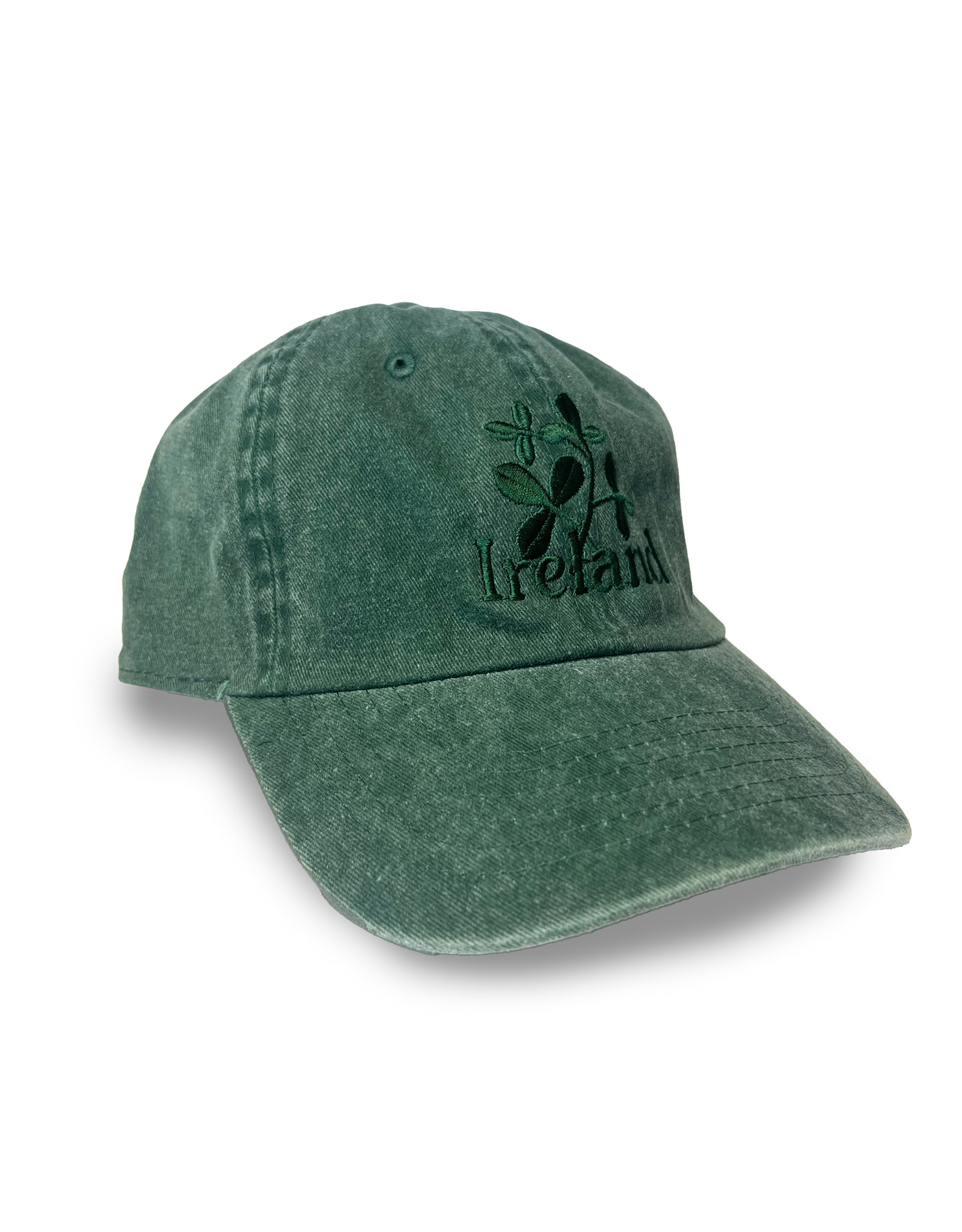 CAPS & HATS IRELAND SHAMROCK DISTRESSED GRN CAP