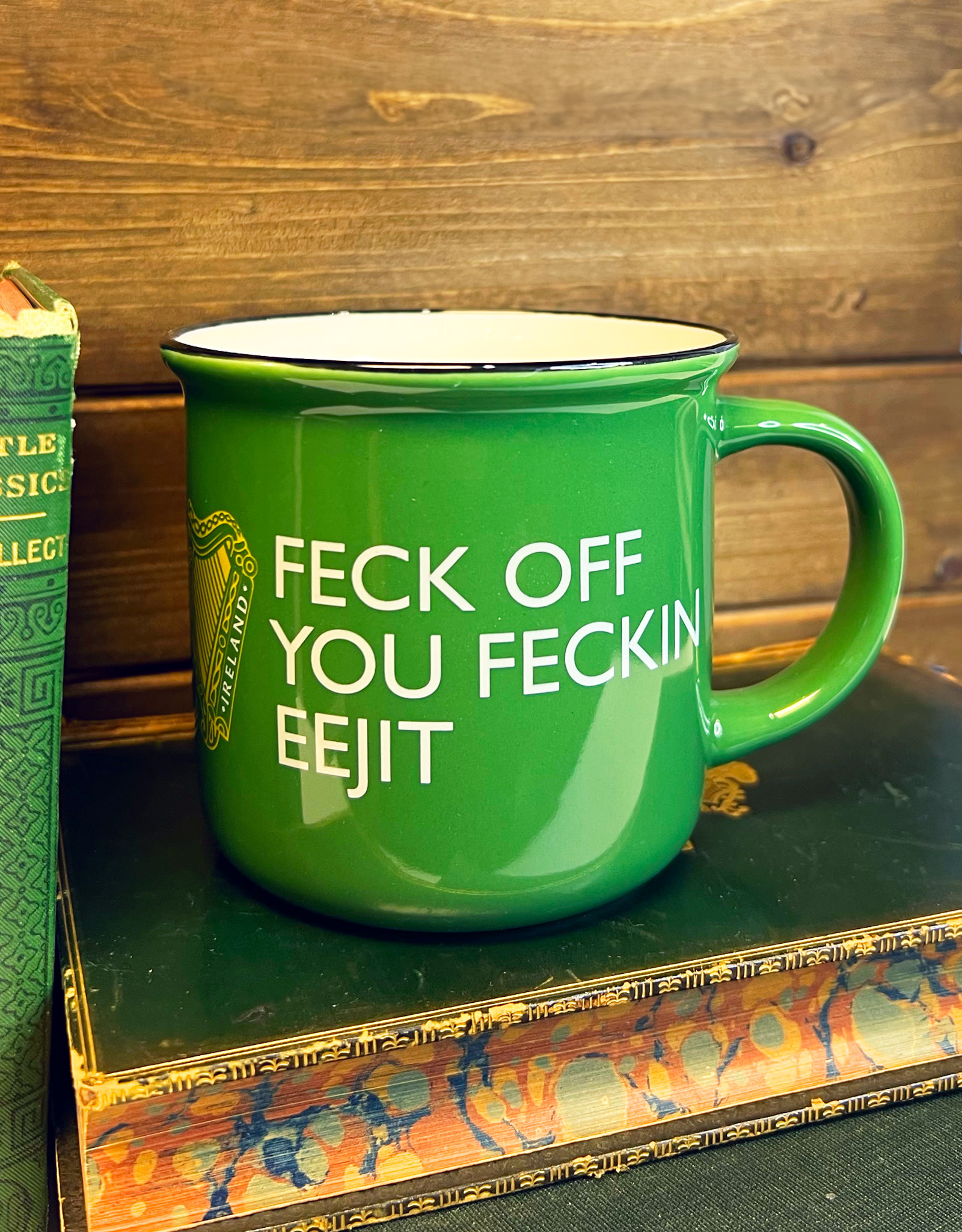 TEAPOTS, MUGS & ACCESSORIES FECKIN EEJIT MUG 13oz
