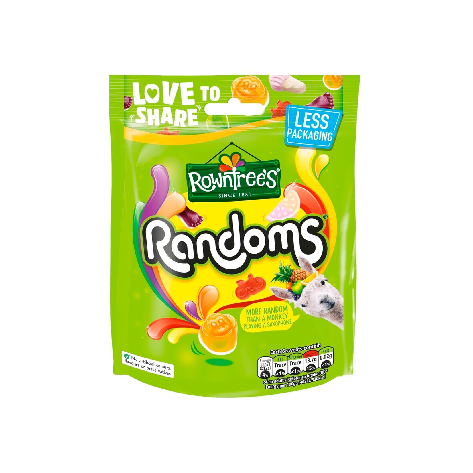 CANDY ROWNTREES RANDOMS (150g)