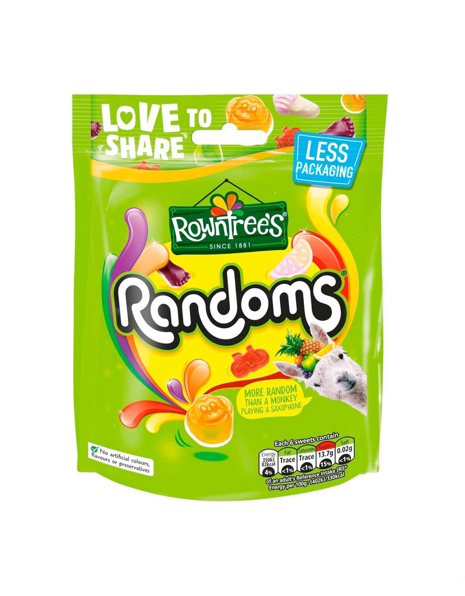 CANDY ROWNTREES RANDOMS (150g)