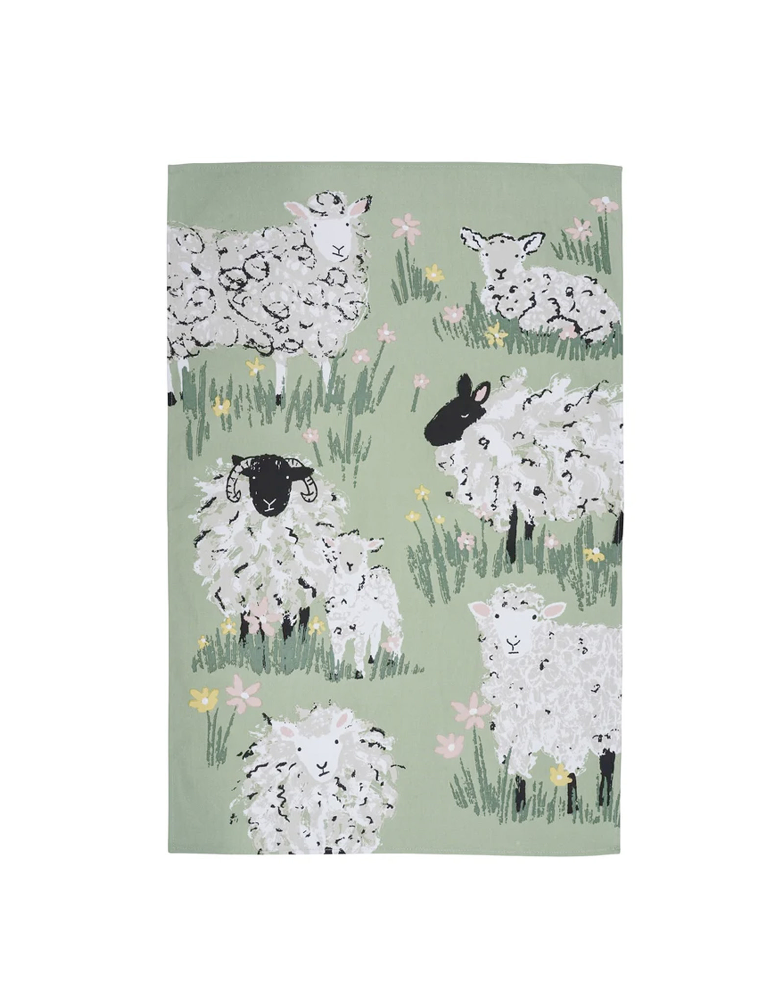 KITCHEN & ACCESSORIES WOOLLY SHEEP - Cotton Tea Towel
