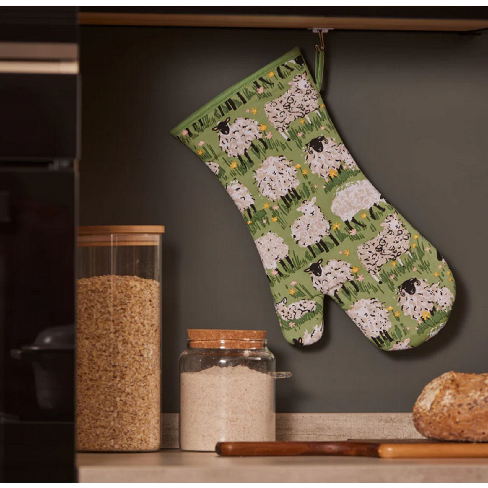 KITCHEN & ACCESSORIES WOOLLY SHEEP - Gauntlet Oven Glove